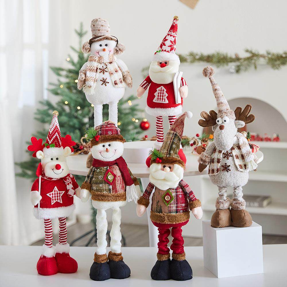 圣诞节装饰品伸缩公仔站姿圣诞老人雪人玩偶商场酒店橱窗布置摆件,节庆用品/礼品,圣诞装饰品,淘宝优惠券,粉丝福利购,淘宝优惠卷