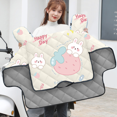 电动车挡风被罩四季通用防晒遮阳透气电瓶摩托车夏季防雨春秋薄款