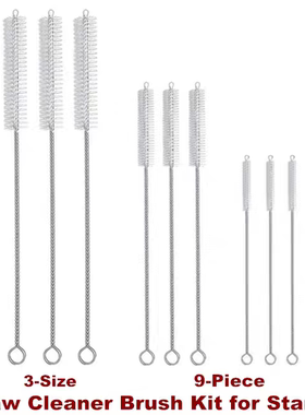 Straw Cleaner Brush Kit Extra Long Pipe Cleaners for Tumbler