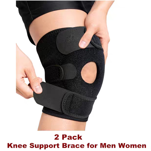 Knee Support Brace Adjustable Compression Sleeve Wrap Pad