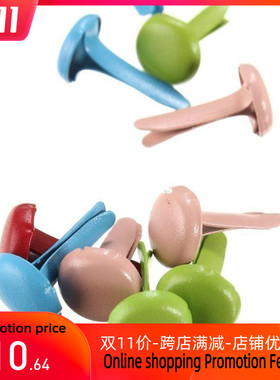 100PCS/SET Mini Metal Circular Split Pins Paper Fasteners DI