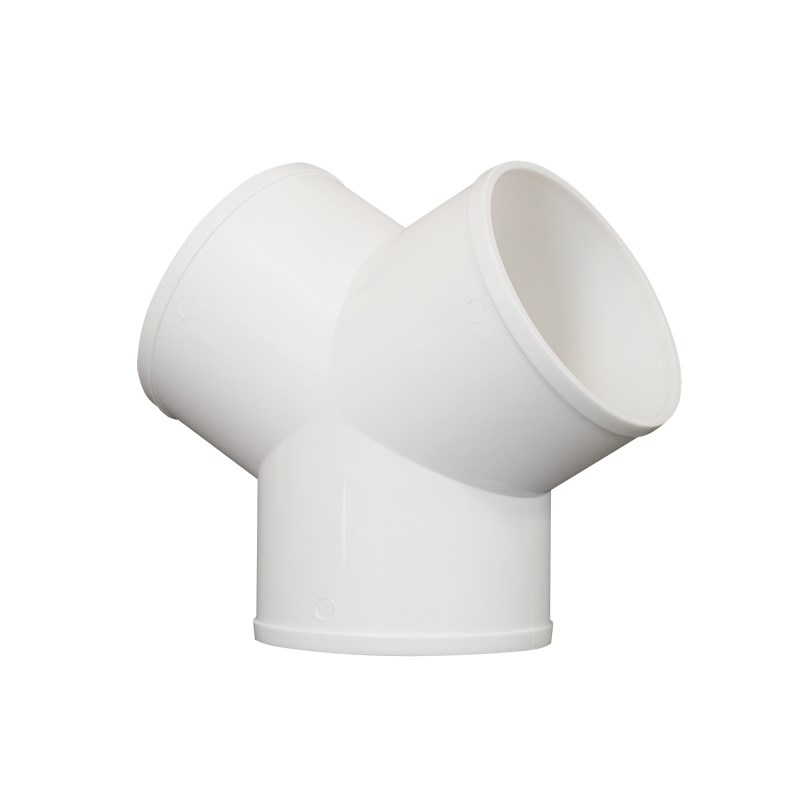 Y型200mm三通接头排烟管道油烟机铝箔管通N风排风三通风机软管接