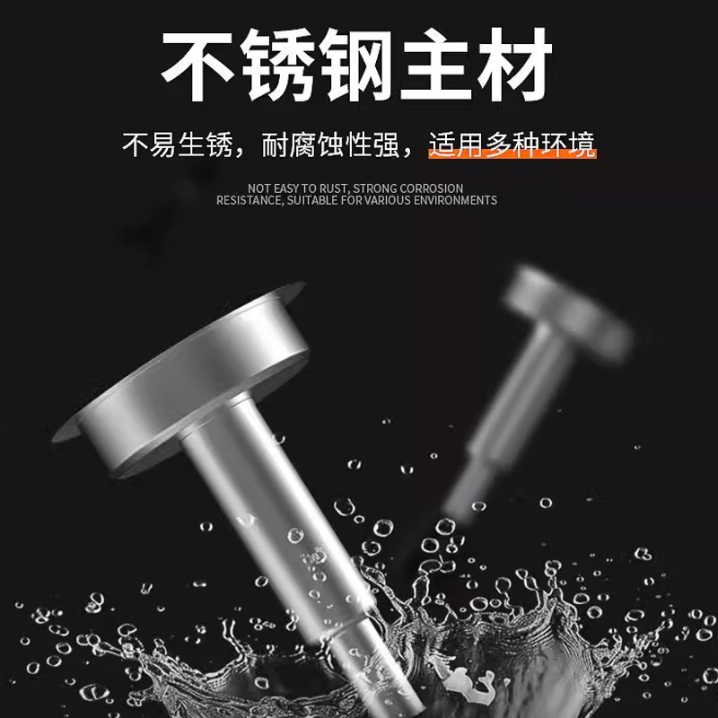 门挡免打孔防撞器门吸液压缓冲卫生间入户门防盗门V顶静音玻璃门