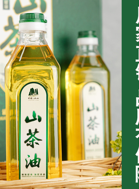 红盖头山茶油  野生山茶油  压榨茶籽油   食用山茶油礼盒1440ml