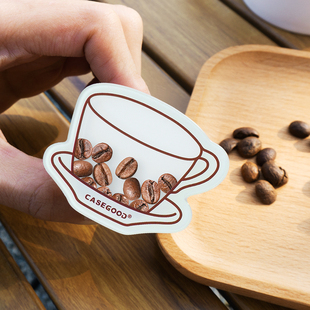 CASEGOOD 原创小众创意咖啡杯磁吸气囊手机支架摇摇乐桌面便携ins