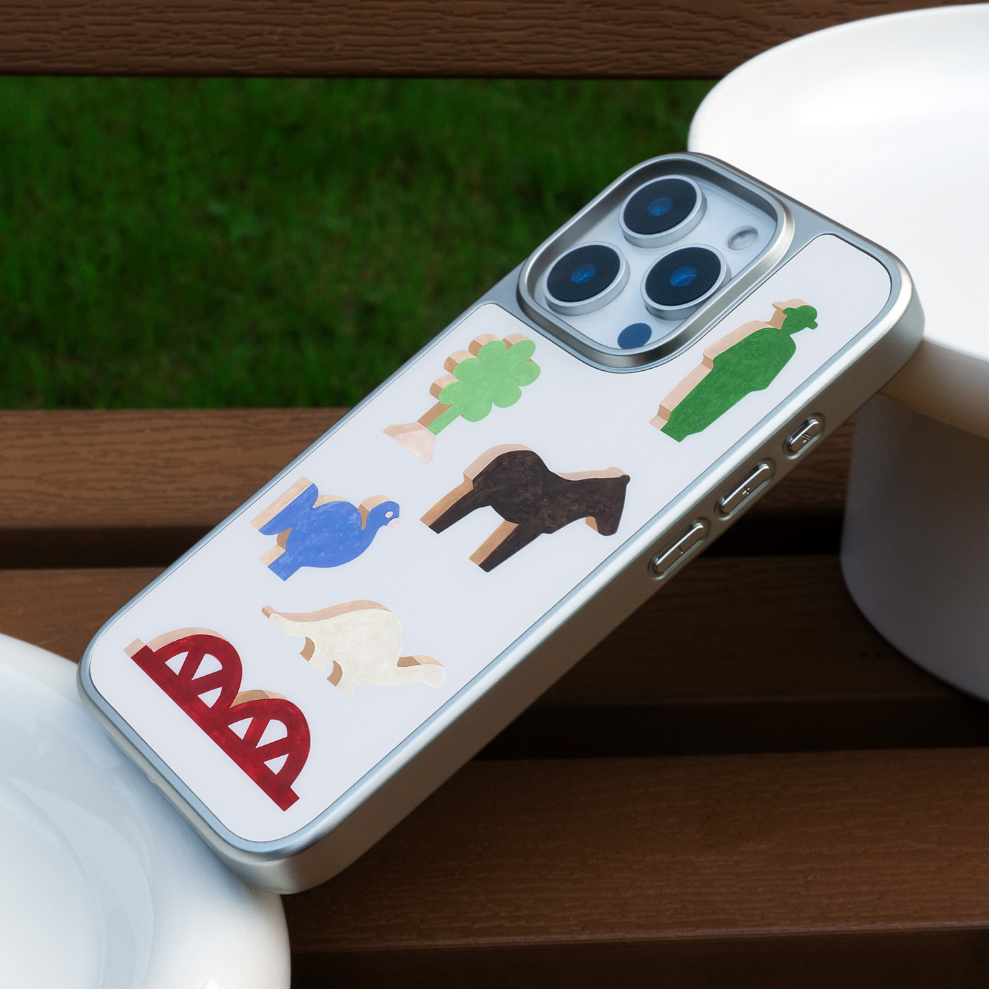 casegood原创小众高级感电镀银色小木马17磁吸手机壳16pro苹果15promax适用iPhone14保护套13创意新款