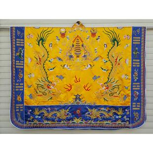 新款高功法事道服 双龙法衣 双龙降衣 道士道袍 高功 降衣红黄紫