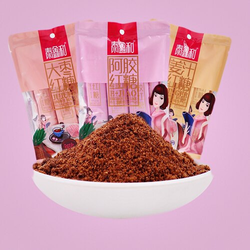 泰鑫和阿胶红糖108g枣姜红糖产妇月子大姨妈红糖姜茶袋装