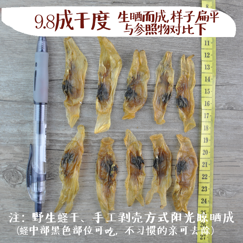 淡干生晒老蛏王500g 蛏干蛏子干货海鲜海产福建特产圣子