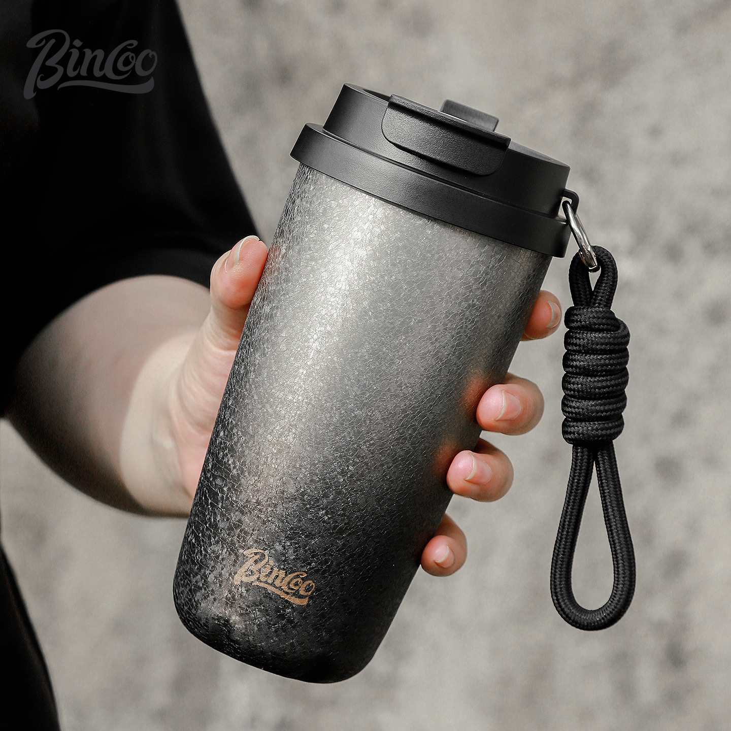 Bincoo渐变咖啡杯外带大容量