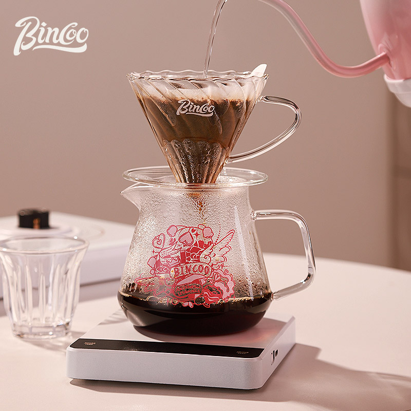 Bincoo魔法玻璃咖啡分享壶手冲咖啡套装家用冲泡壶V60过滤杯器具
