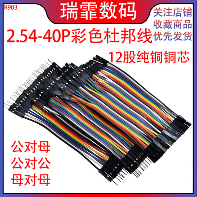 2.5440P彩色杜邦线瑞霏