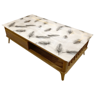 金色梳妆台茶几垫防水防油免洗