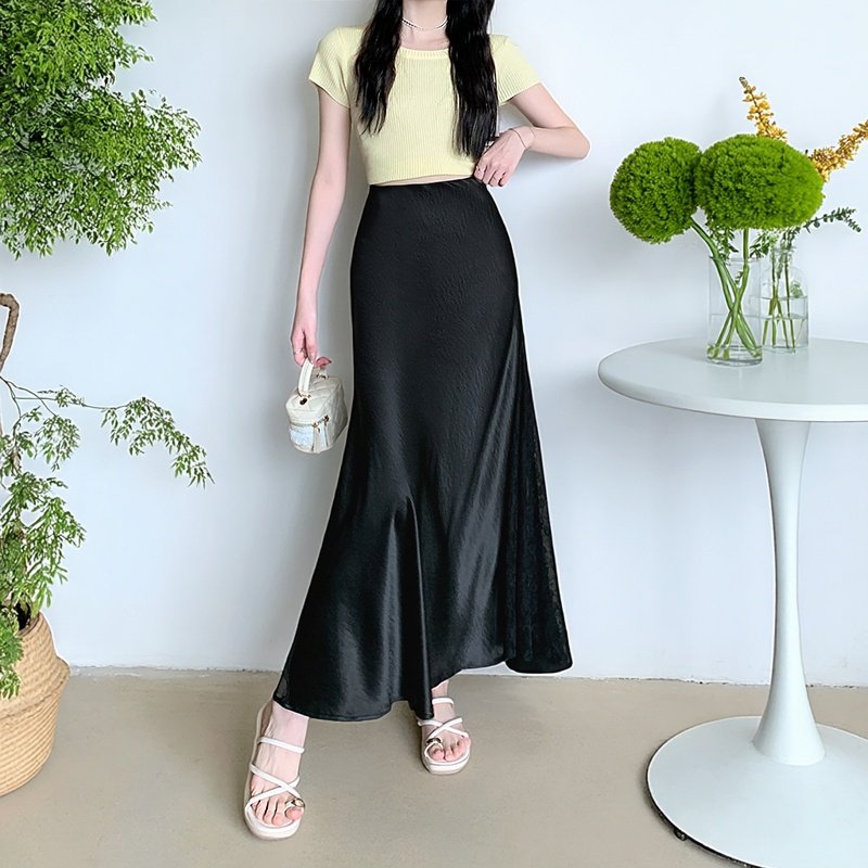 加大码高级感时尚洋气半身裙2026春季新款蕾丝拼接垂感百搭A字裙,女装/女士精品,大码半身裙,淘宝优惠券,粉丝福利购,淘宝优惠卷