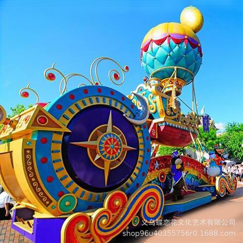 户外巡游彩车光雕灯会彩灯传统创意节庆活动电动花车厂家制作