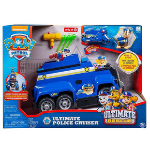 终极警车声光阿奇汪汪队套装 狗狗巡逻车玩具 汪汪队立大功 正版