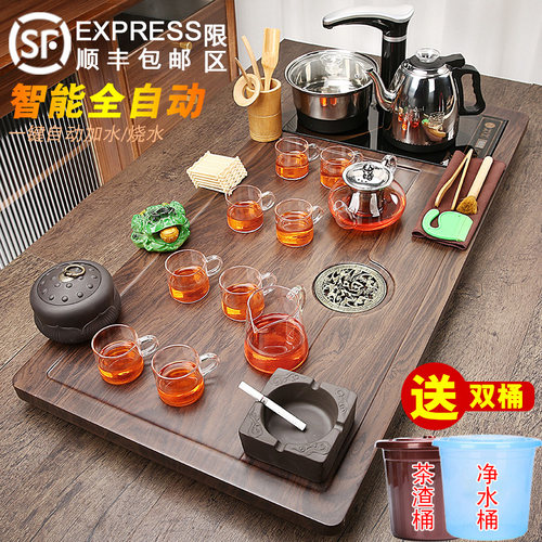 一键自动加水烧水茶盘全自动一体