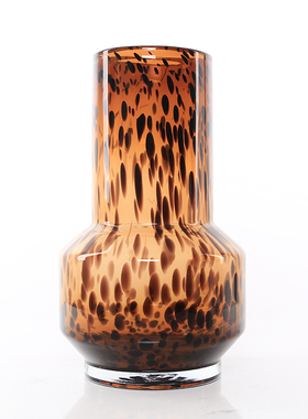 轻奢风玻璃插花电视柜创意装饰品