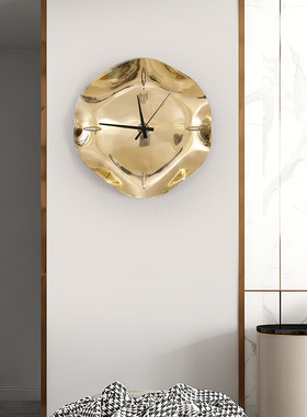 全铜轻奢挂钟客厅客厅别墅钟表