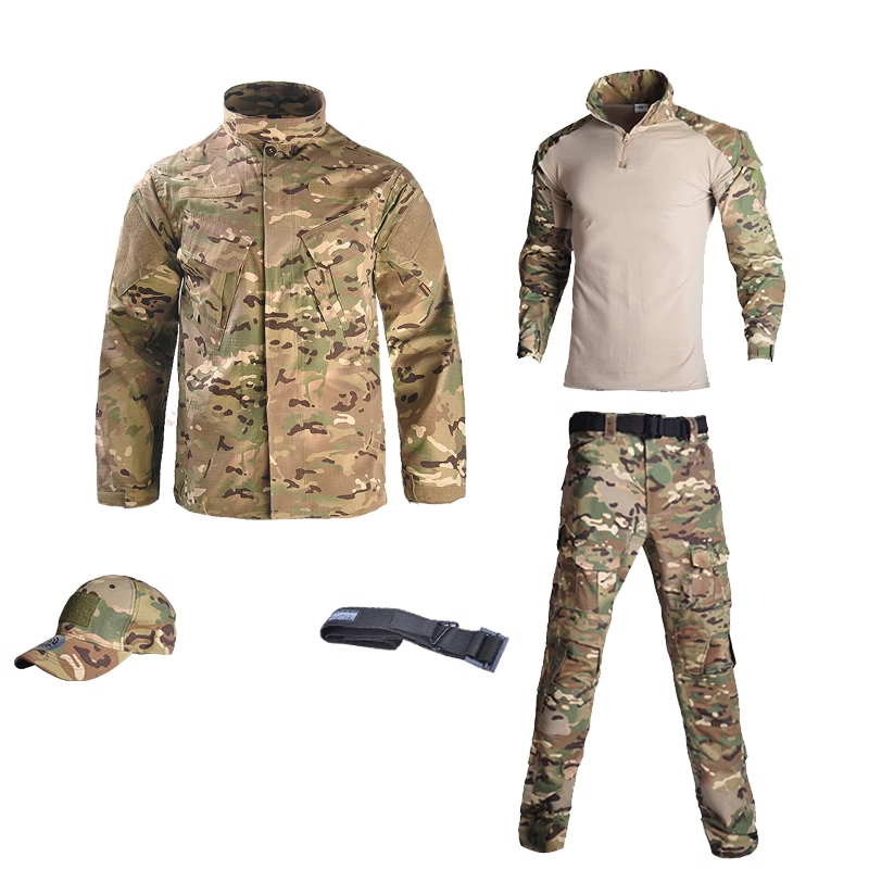 战术迷彩服蛙服套装体能训练服户外外套上衣裤子作训服