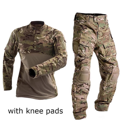 涵野四代蛙服套装男战术服军迷户外迷彩服作训练服透气耐磨