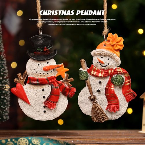 圣诞装饰品雪人节日氛围小挂件
