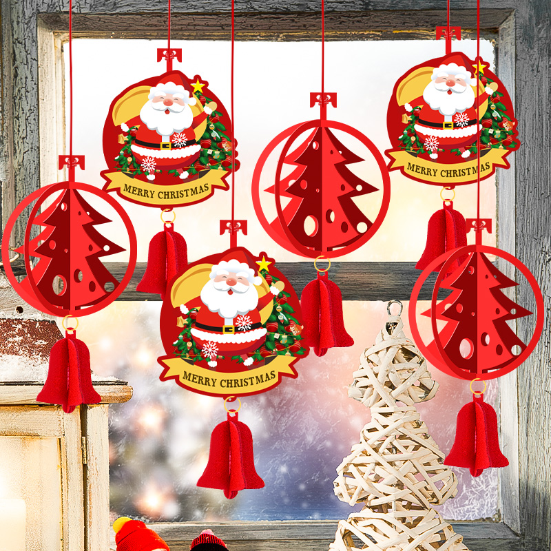 圣诞创意挂件拉旗装饰