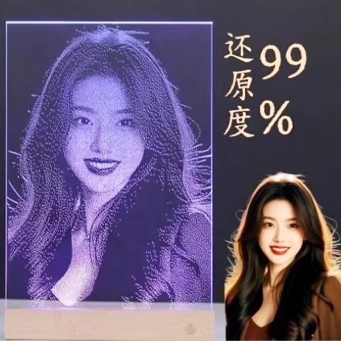 送女朋友礼品琉璃画锤子画定制