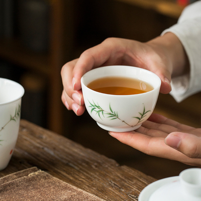 景德镇匠人日式风功夫茶杯