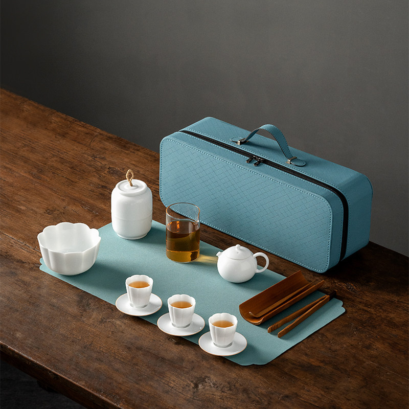 家用办公会客陶瓷茶艺套组甜白瓷茶壶功夫茶具套装简约泡茶小套装,餐饮具,旅行茶具,淘宝优惠券,粉丝福利购,淘宝优惠卷