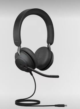 Jabra/捷波朗 Evolve2 40 MS UC客服头戴电脑办公耳麦话务耳机USB