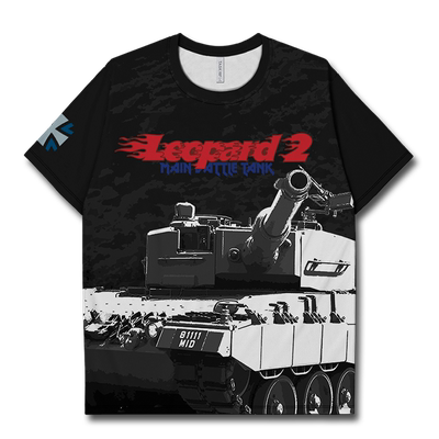 德国豹2主战坦克Leopard2速干T恤