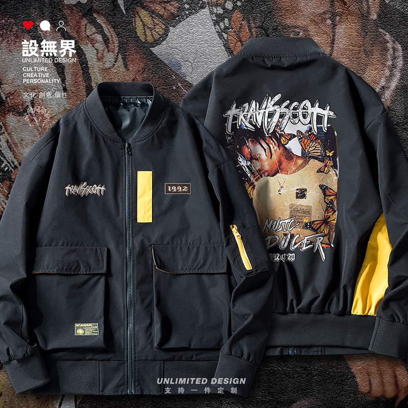 嘻哈说唱歌手travisscott夹克
