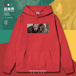 欧美经典电影这个杀手不太冷港风连帽卫衣男女春秋装衣服设 无界