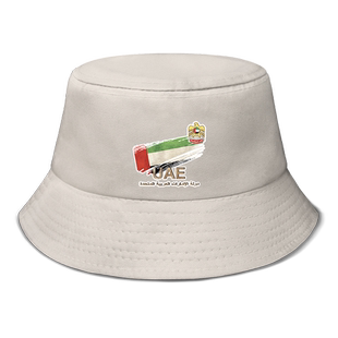 阿联酋国旗标志印花复古渔夫帽男女帽子潮太阳帽夏季0010设 无界