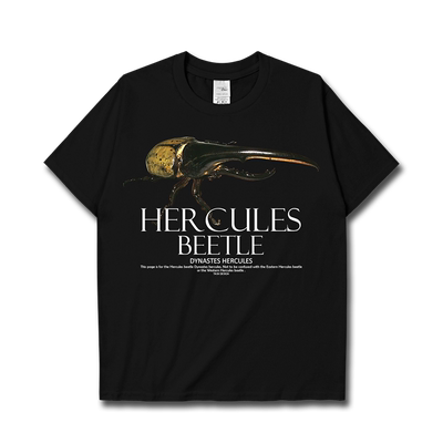 赫克力士长戟大兜虫昆虫短袖T恤