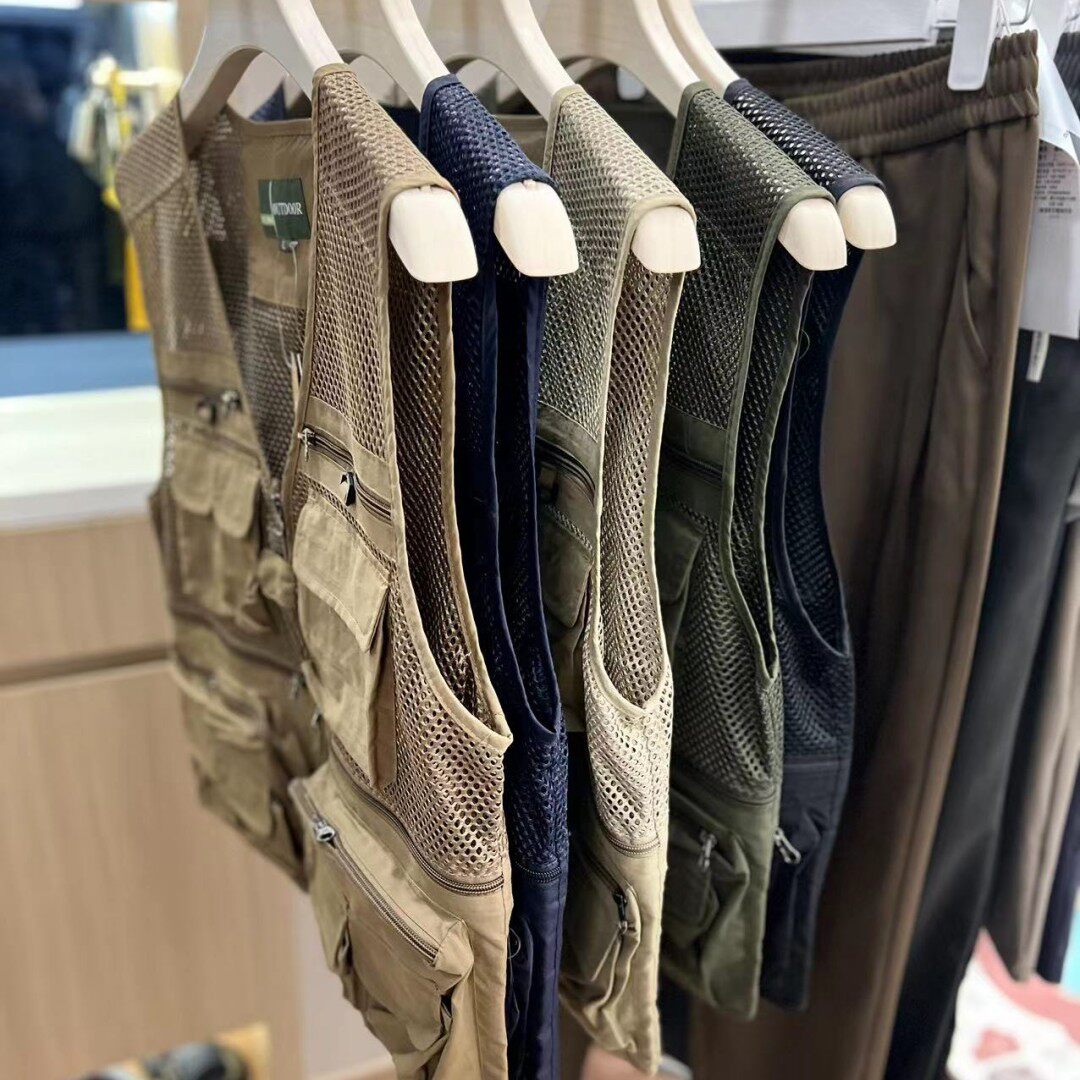 外贸牛货！野外军旅风！美式复古工装马甲户外登山钓鱼多口袋背心