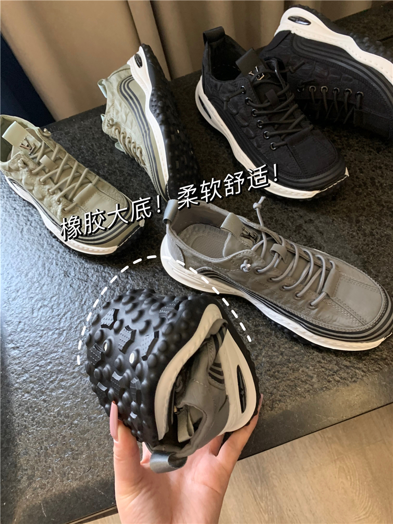 冰丝布面清凉透气运动休闲鞋
