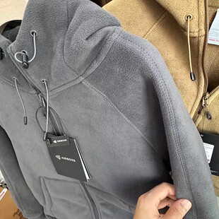 重磅620g！厚实保暖！过冬苾入双面摇粒绒连帽外套情侣款秋冬卫衣