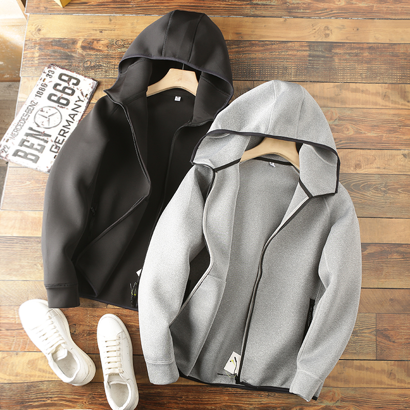 专业级特殊弹力空气层太空棉开衫