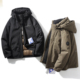 大厂出品 防泼水面料 蓄热锁温热反射羽绒服户外防风连帽外套冬