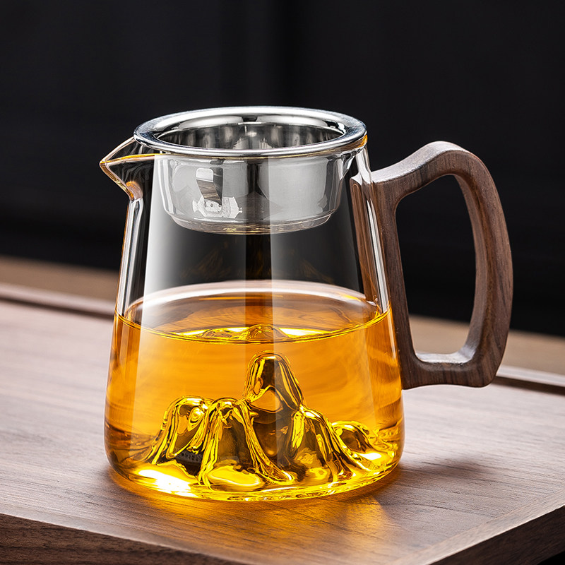 木把公道杯高硼硅耐热玻璃小茶海分茶器倒茶杯加厚功夫茶具匀茶杯,餐饮具,公道杯,淘宝优惠券,粉丝福利购,淘宝优惠卷