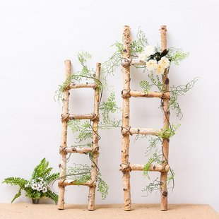 木梯摆饰摆件幼儿园森系植物角户外装饰园区景观别墅庭院花园布置