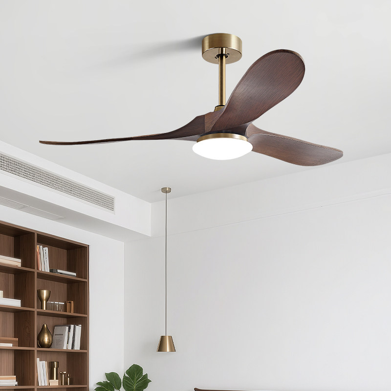 北欧风扇灯餐厅吊扇灯家用吊扇客厅工业大风力复古变频一体电吊灯