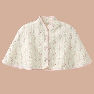 月子披肩空气棉护肩坎肩孕妇产后喂奶春秋冬空调肩膀颈椎睡觉保暖