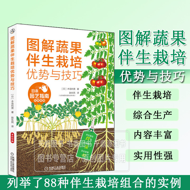 图解蔬果伴生栽培优势与技巧 巧用伴生栽培基本知识 栽培基本原则和要点 提高土壤生态系统 综合生产能力茬栽培植植物图片与分析书