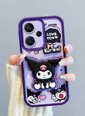 新款手机壳适用红米note14卡通公仔12turbo可爱pocoM4时尚女手机壳Note13Pro保护套