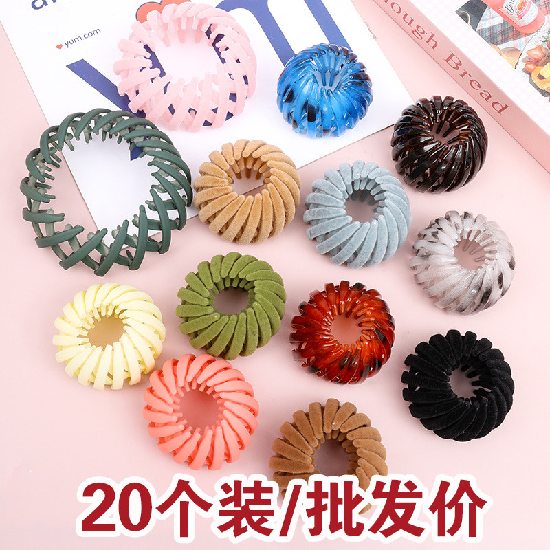 网红懒人鸟巢盘发器创意小礼品