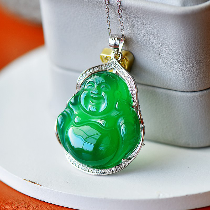 diy佛公四爪蜜蜡松石吊坠空托