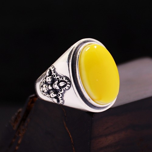 diy蜜蜡玉石镶嵌十字架戒指空托